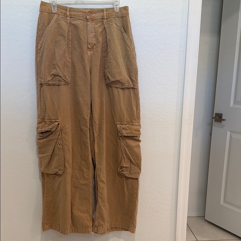 Forever 21 Tan Wide Leg Pants